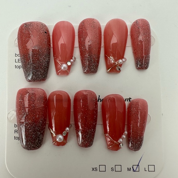 Handmade press on nails bundle of four sets size medium - Picture 2 of 13